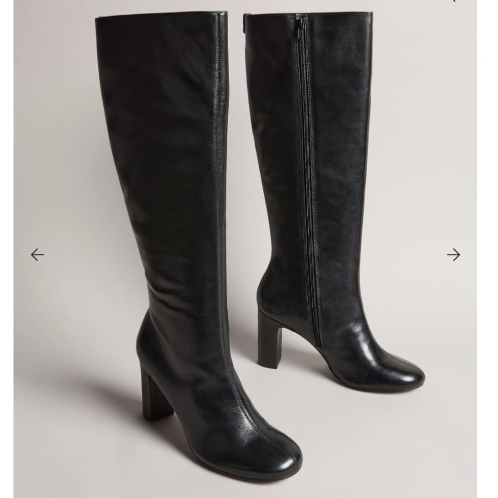 Ted Baker PHIAH Leather Heeled Knee High Boot